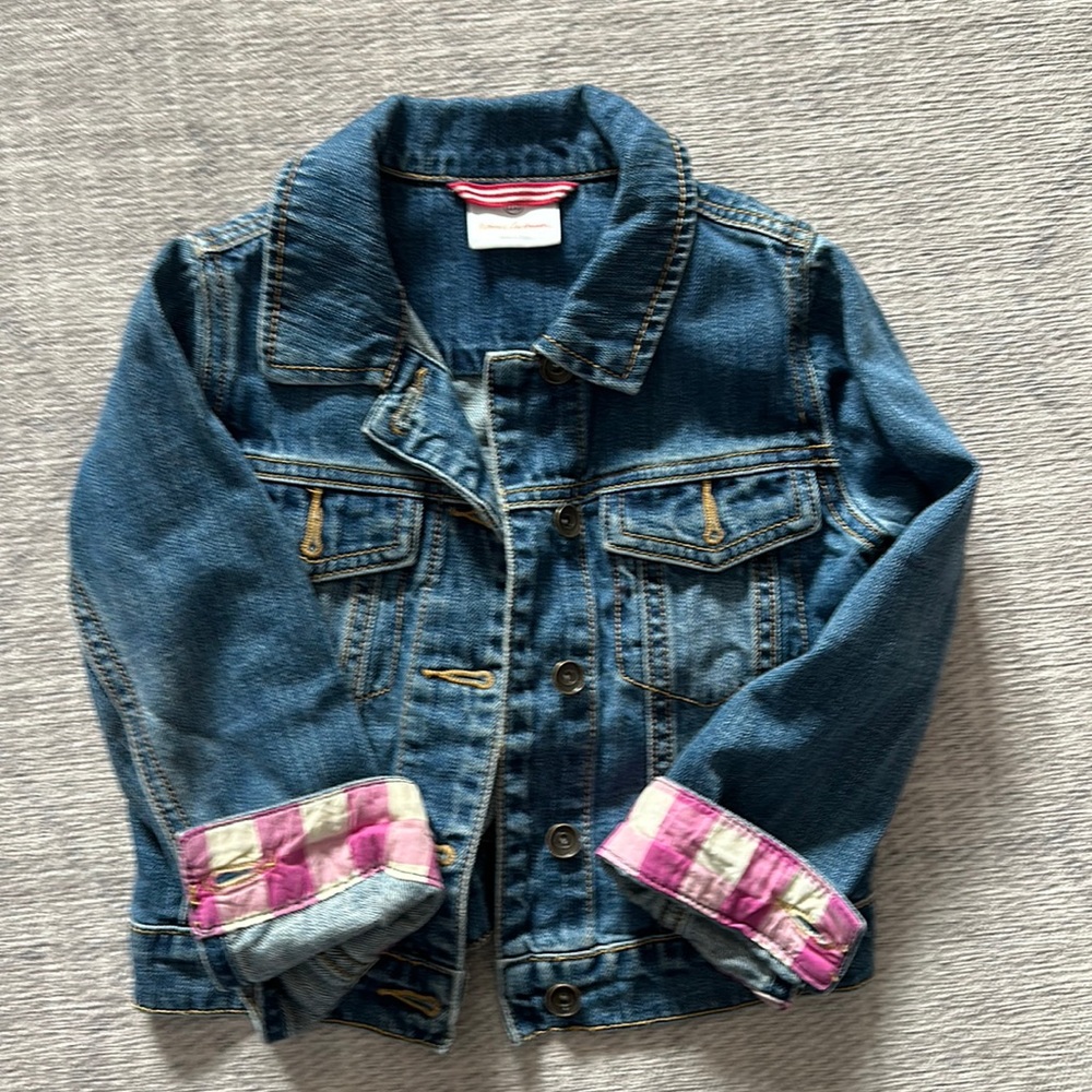 Hanna anderson Jean jacket size 5